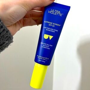 Ultra Violette Supreme Screen SPF 50 Facial Sunscreen Moisturizer and Primer